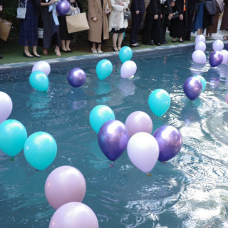 プールの演出です。