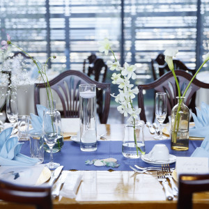 披露宴会場のセッティングも綺麗にしていただきました。|786388さんの奈良町あしびの郷の写真(2628065)