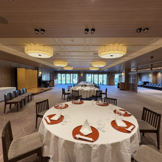 披露宴会場です