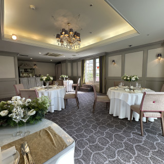 見学した際の披露宴会場の様子