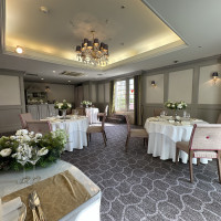 見学した際の披露宴会場の様子