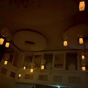 披露宴会場のライト|786626さんの覚王山ル・アンジェ教会の写真(2617756)