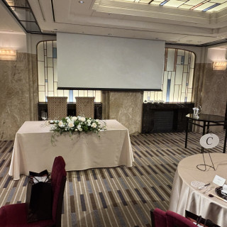 披露宴会場です