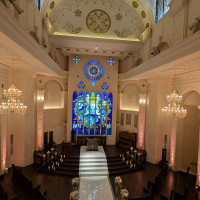 挙式会場の二階です。