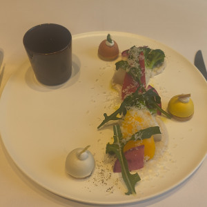 前菜の盛り合わせ|786688さんのリストランテKubotsu (ひらまつウエディング)の写真(2618080)