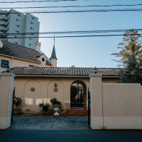 結婚式場の入り口です。