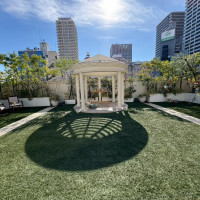 屋上のガーデンスペース