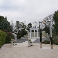 チャペルのとなり、写真撮る場所