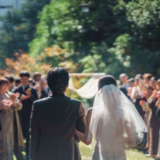 フラワーシャワー後の一枚