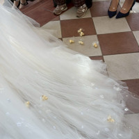 ポップコーンならではの演出でポップコーンシャワーにしました