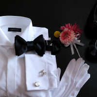 こだわりの記念すべき新郎小物です