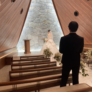 チャペル|786918さんのベイサイド迎賓館（神戸）/テイクアンドギヴ・ニーズウェディングの写真(2619581)