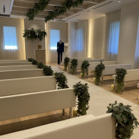 シンプルかわいいチャペルでした