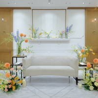 新郎新婦席の装花