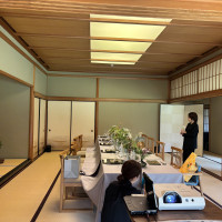 少人数で会食できる披露宴会場がありました