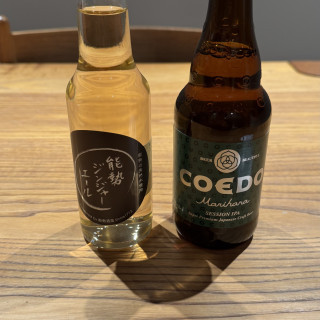 ビールとジンジャエール