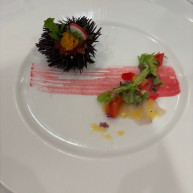 二人で感動しまくったウニのお料理です。