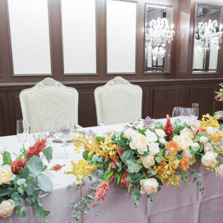 メインテーブル