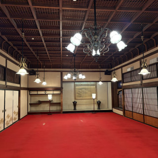 神社内にある披露宴会場、キャンドルは使えません