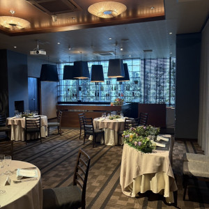 シックな印象の披露宴会場です|787159さんのTHE CLASSICA BAY RESORT (ザ クラシカ ベイリゾート)の写真(2619865)