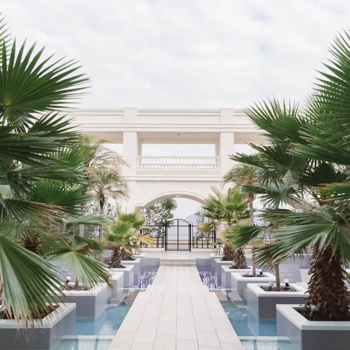 ロビーから見える景色