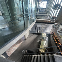 挙式会場に向かう階段からの写真。