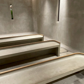 シンプルなゲストの席