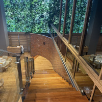 披露宴会場の階段