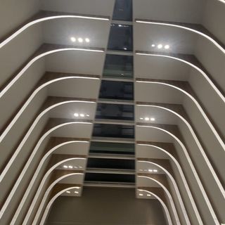 天井から見える夜空