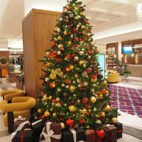 ロビーのクリスマスツリー
