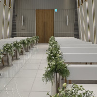 前から見た挙式会場の様子です