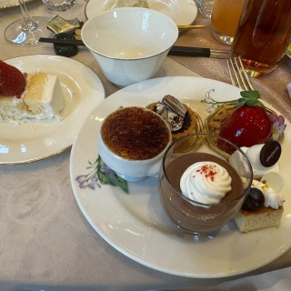 ビュッフェのケーキ