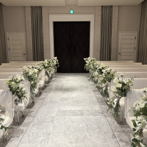 イスが木ではなくフカフカ|787514さんのヒルサイドクラブ迎賓館（札幌）/テイクアンドギヴ・ニーズウェディングの写真(2621647)