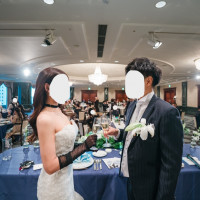 新郎新婦目線での披露宴会場です。