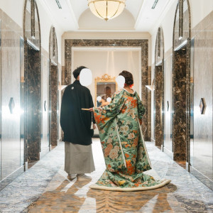 披露宴終了後に館内で写真撮影できます。|787571さんの名古屋マリオットアソシアホテルの写真(2622460)