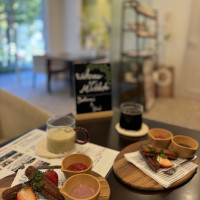 チュロスとドリンク