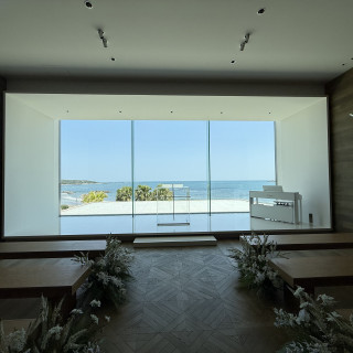 チャペルの雰囲気が素敵です。