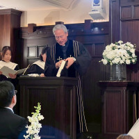 神父、挙式の様子
進行もスムーズでした