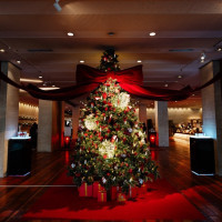 一階ロビーのクリスマス装飾
ゲストの方は必ず立ち止まります