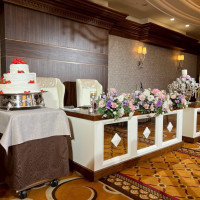 高砂写真、花の配置も打ち合わせ通りにしてくれました