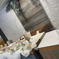 高砂のテーブルランナーは用意しました