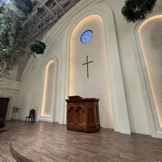 チャペルの1番前