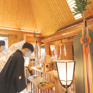もみの木神殿は熊野皇大神社別宮として祀られています。|787727さんの軽井沢プリンスホテル  フォレスターナ軽井沢の写真(2626773)