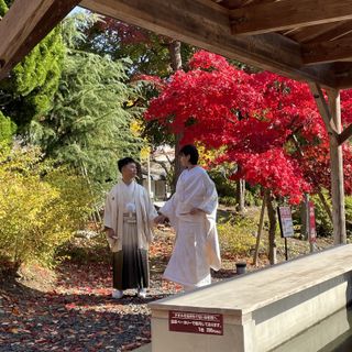 花巻温泉入口の紅葉
