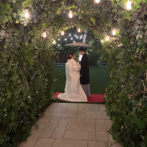 前撮りの写真でアーチの中に入って取れます！|787841さんのベルクラシック神戸の写真(2622911)