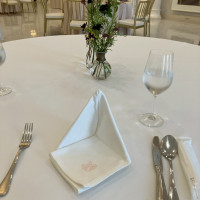 結婚式！という感じのテーブル