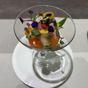 試食でのお料理|787894さんの白金迎賓館 アートグレイスクラブの写真(2632511)