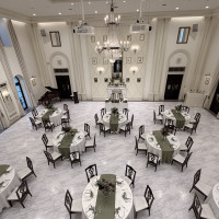 階段から撮影しました。とても広く感じました。