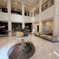 入ってすぐのロビーです。統一感がありました。