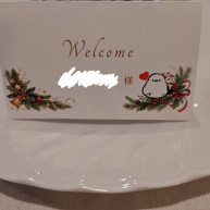 私の持ち物を見て急遽シマエナガを入れてくれました。